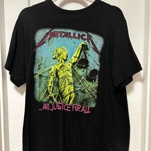 Black Graphic Metallica T-Shirt